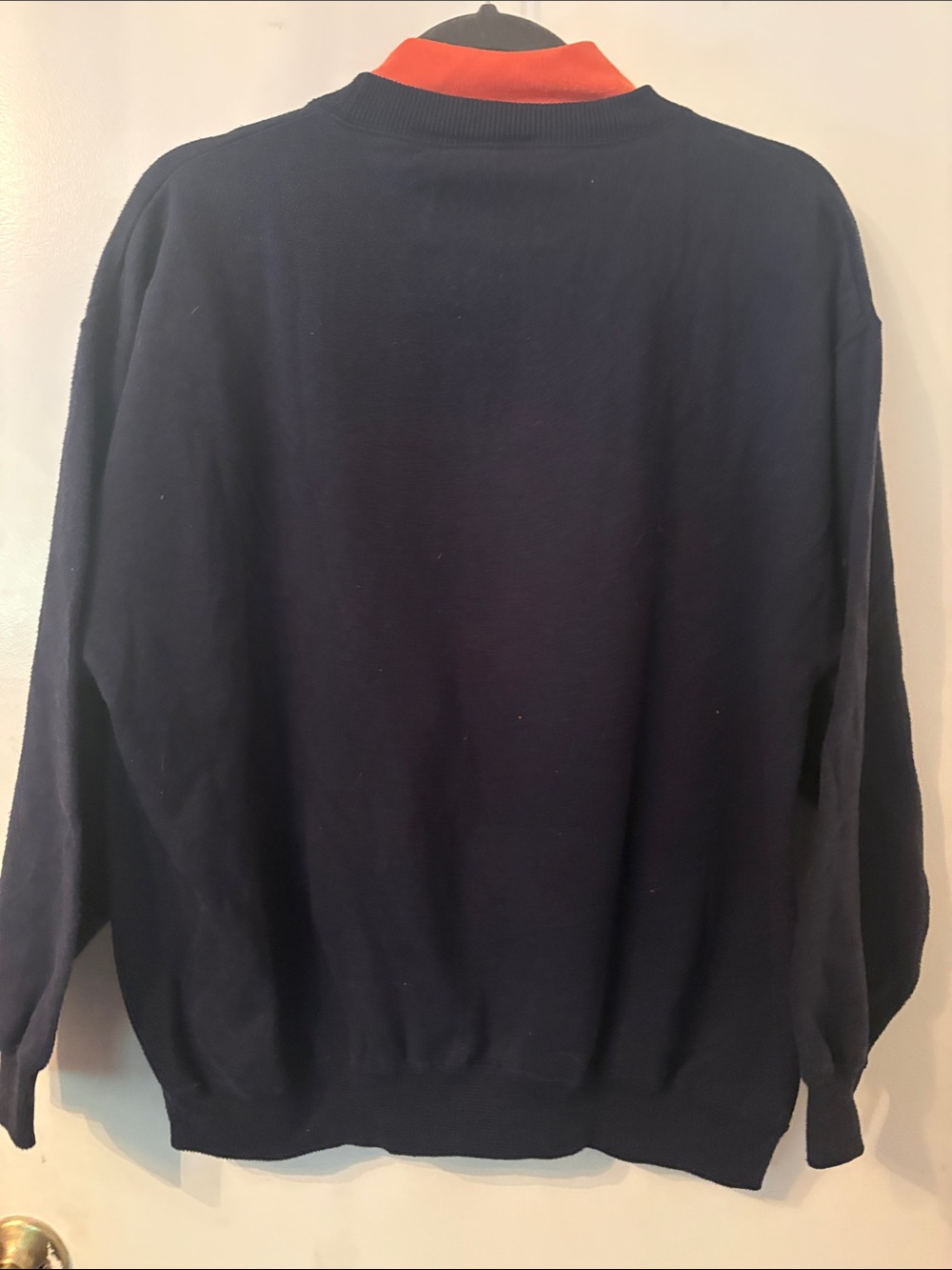 Vintage Miss Erika Happy Halloween Black Cat Sweatshirt with Orange Pumpkins - Picture 6 of 6
